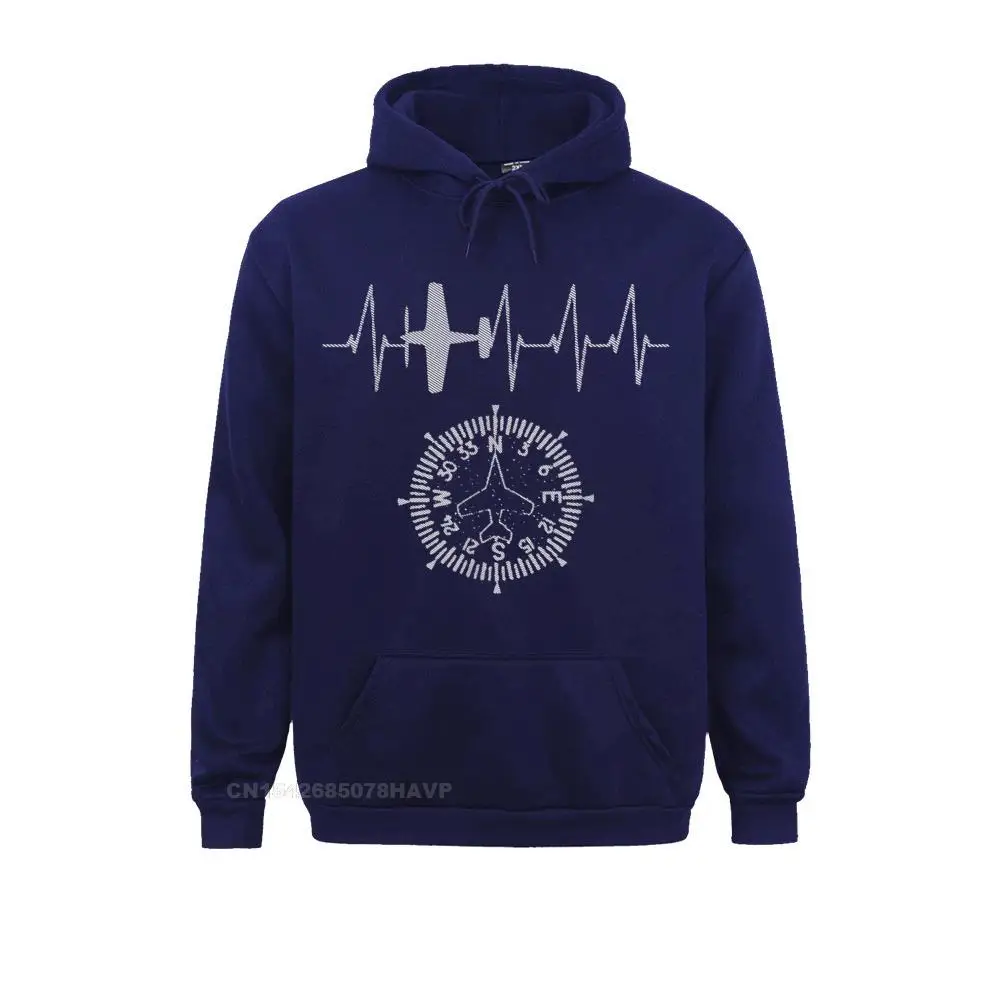 Casual Long Sleeve Hoodies Lovers Day Prevalent Hoods Mens Sweatshirts Funny Airplane Pilot Shirt Heartbeat T-Shirt Aviation Gifts__36 Funny Airplane Pilot Shirt Heartbeat T-Shirt Aviation Gifts__36navy