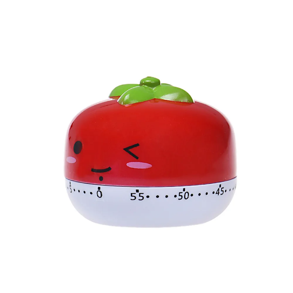 Kitchen Timer 60 Minutes Cute Fruit Animal Plastic Mechanical Cooking Timer Reminder Temporizador Cocina Kitchen Countdown Clock