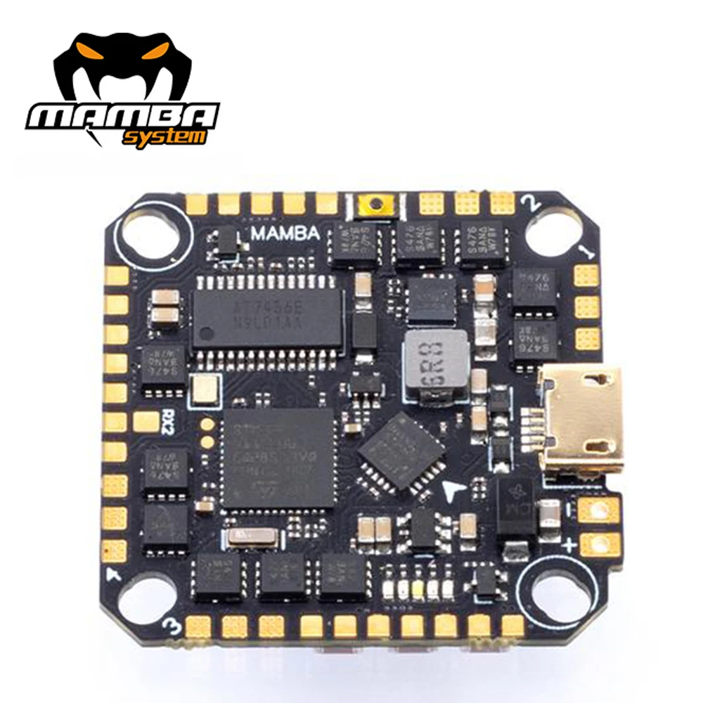 DIATONE MAMBA F411 AIO BLHELI_S 25A ESC DShot600 4S Flight Controller Stack Built-in OSD STM32F411 25.5*25.5mm/M2 for FPV Drone