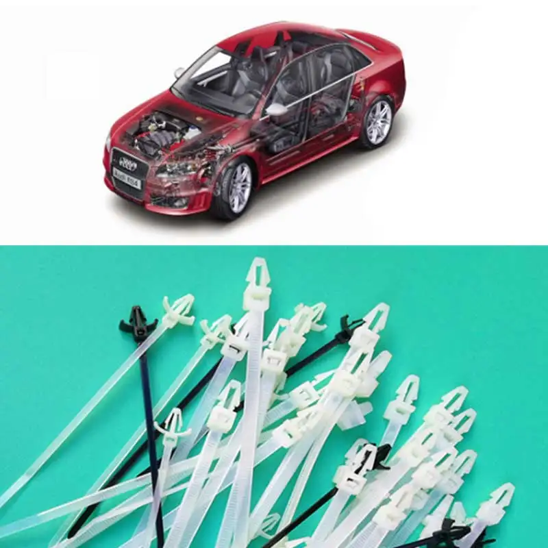 

Special Vehicle Cable Tie Car Oil Tube Tie Wrap Car Chassis Fixing Base Zip Tie for Car Using Cabin Bound Tie