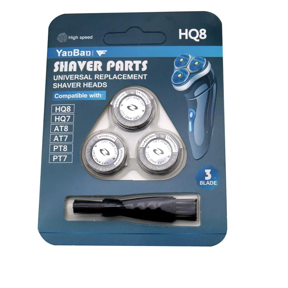 3 шт. бритвенные головки лопастей для Philips HQ8 HQ6075 PT735 PT860 PT880 PT870 AT890 HQ8845 HQ8850 HQ7180 HQ7200
