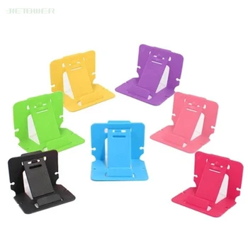 

5000pcs/lot Universal Cute Portable Phone Stand Mini Adjustable Foldable Card Wallet Cell Phone Desk Stand Holder for IPhone X 8