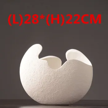 

Modern Nordic Home Decorations Creative Flower Arrangement Abstract Vase Living Room Table TV Cabinet Ceramic Ornaments M2837