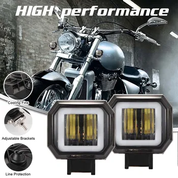 

1Pcs 3 Inch 40W Waterproof Square LED Work Light Off-road Vehicle Boat Led Driving Lamp Motorcycle Light