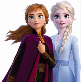 

6x6ft New Frozen Queen Elsa Princess Anna White Custom Photo Studio Seamless Background Backdrop Vinyl 180cm X 180cm