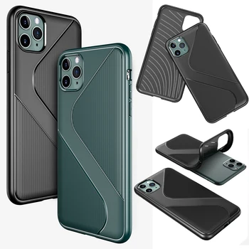 

30pcs/lot For iPhone 11 Pro Max Shockproof S Line Ultra Thin Soft TPU Case For iPhone SE 2020 SE2