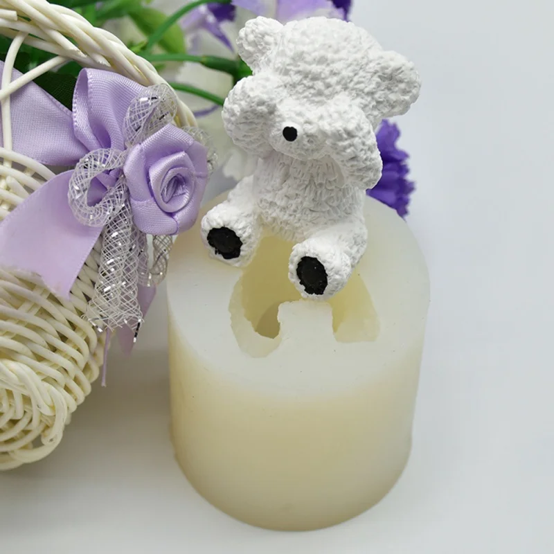 3D форма медведя помадка формы сковородки DIY поднос для печенья резак для желе резки шоколада высечки для кухни, выпечка тортов приспособление для украшения