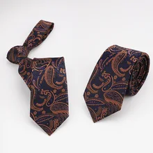 Деловой модный мужской галстук в Корейском стиле, жаккардовый полиэфирный галстук на резинке, в настоящее время доступен,, галстук Customiza