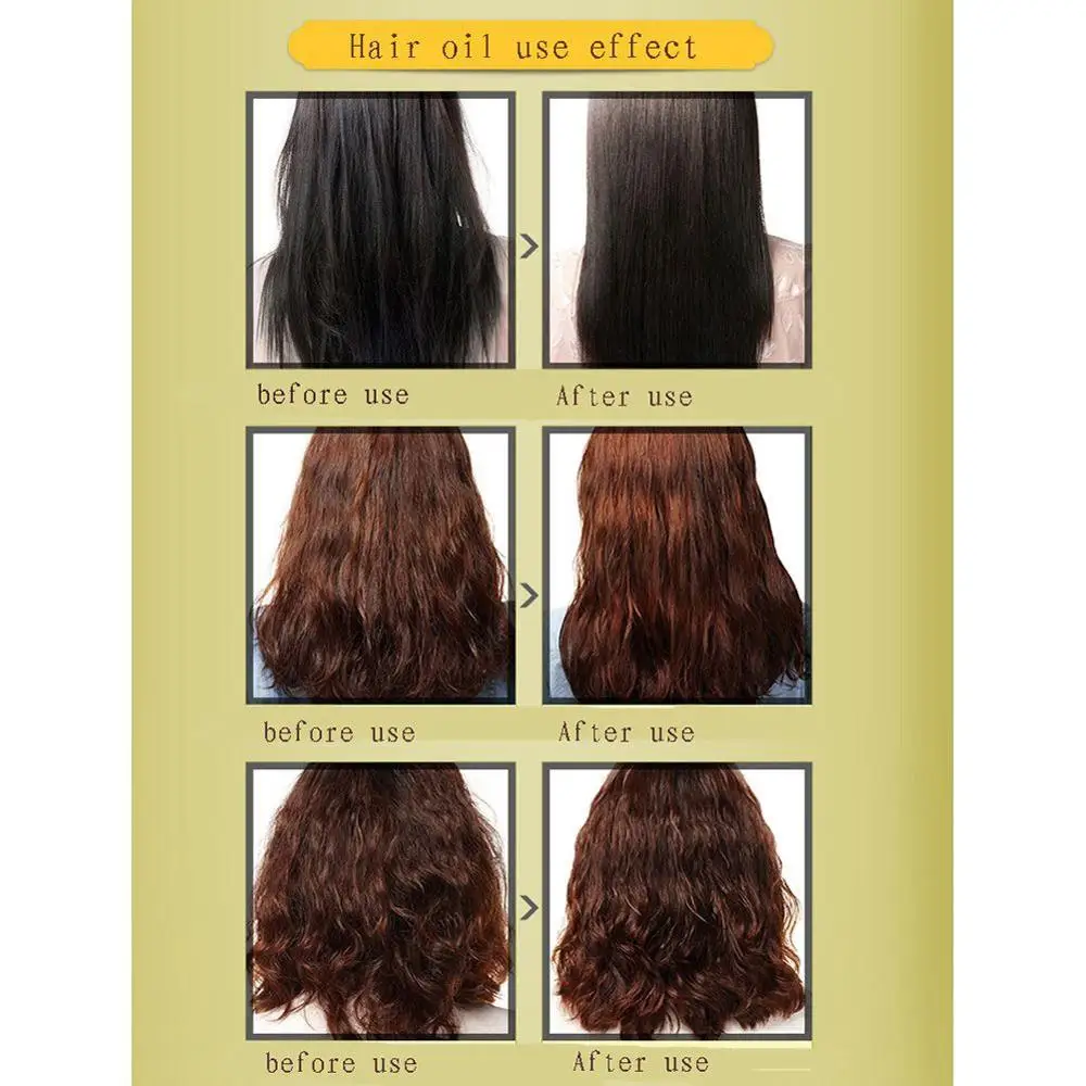 Multi-functional Hair & Scalp Treatments Hair Care Moroccan Pure Argan Oil Hair Essential Oil Smooth and Thick Hair