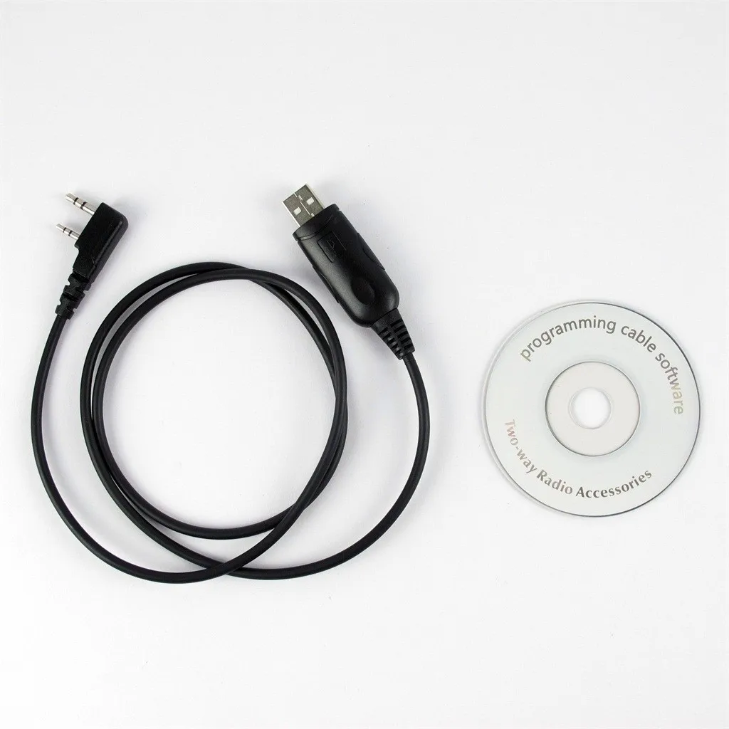 USB Кабель для программирования и программное обеспечение для BaoFeng UV-5R/5RA/5RE BF-888S двухсторонние радиоприемники