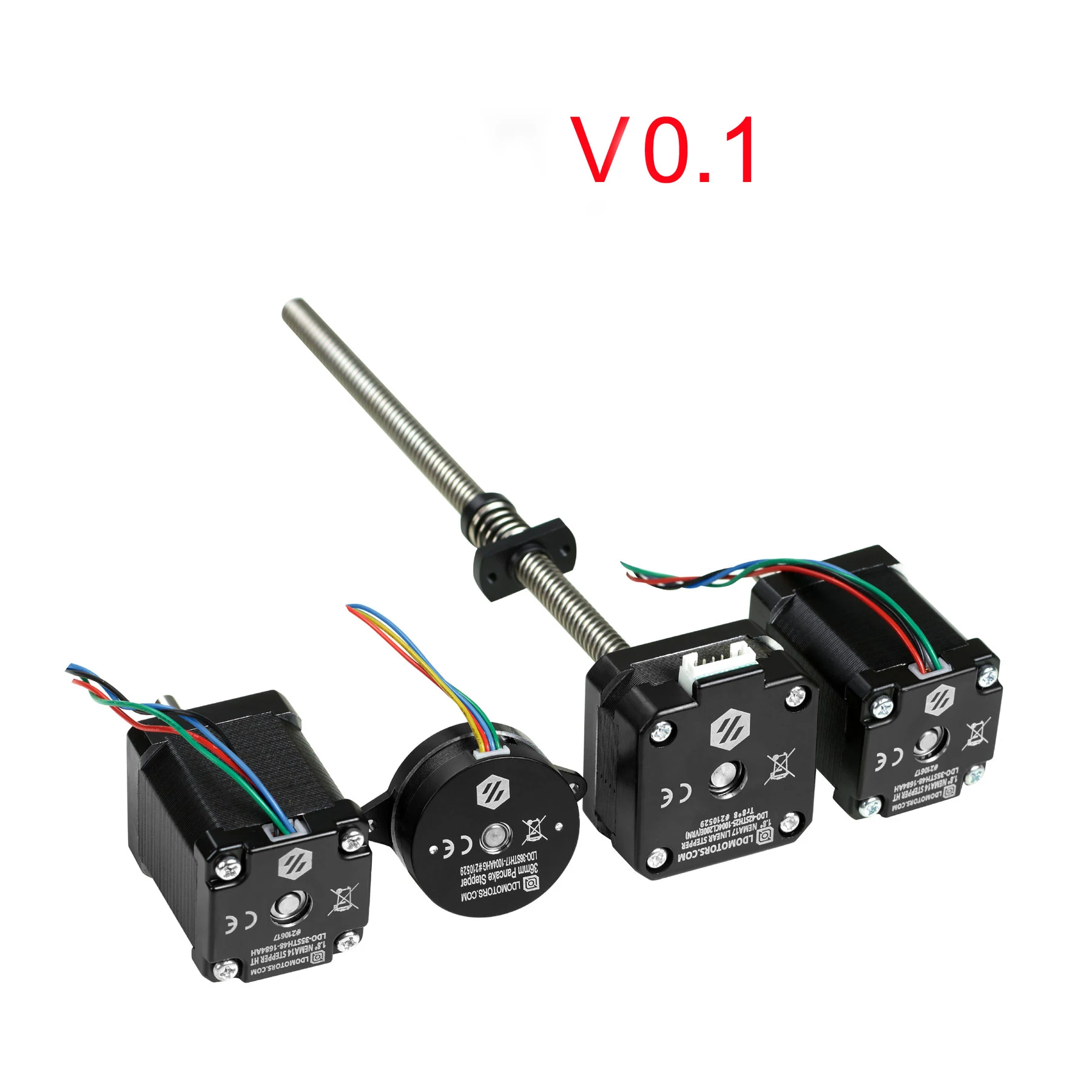 Blurolls Voron 0.1 фотоэлемент LDO Nema 14 моторы NEMA 17 линейный шаговый двигатель 42STH25-1004CL200E V0.1