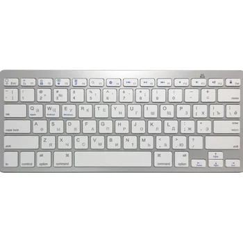 

Gift Ultra Slim ABS Bluetooth Office Battery Powered For IPad Universal Quiet Home 78 Keys Wireless Keyboard