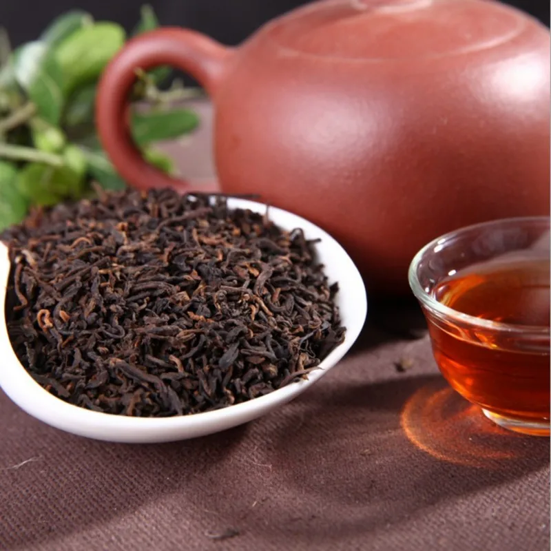 China Yunnan Oldest Ripe Tea Old Class Ancient Tree Pure Material Detoxification Beauty Green Food