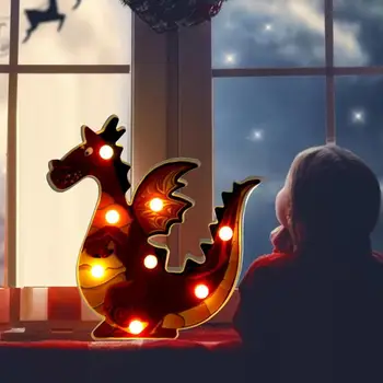 

LED Night Lamp Dinosaur Battery Power Children and Kid Gift Bedroom Light for Family Low Power Consumption High Brightness