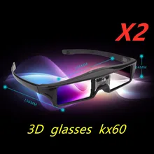 Горячие 2PIS 3D RF Bluetooth активные очки для Epson ELPGS03 проектор домашнего кинотеатра