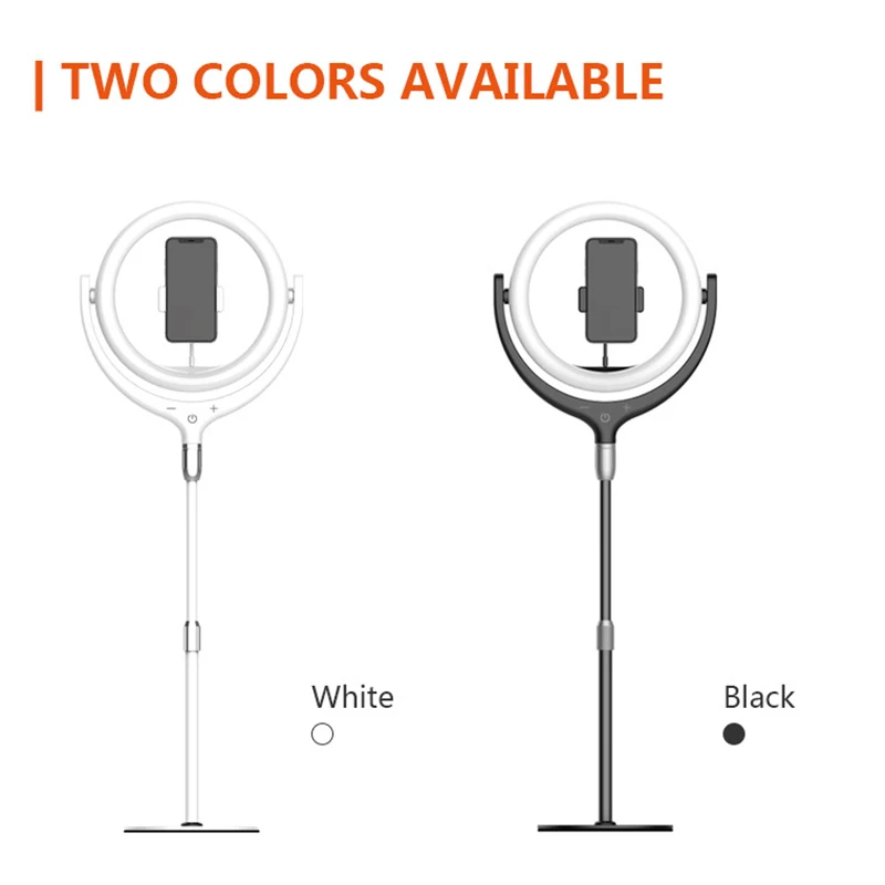 LED Selfie Ring Light 10W 6000K Studio Photography Photo Fill Light Dimmable Makeup Ring Light LED for Iphone Smartphone Makeup