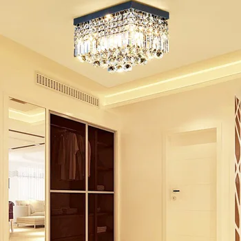 

nordic hanging lamp crystal LED pendant lights bedroom industrial lamp