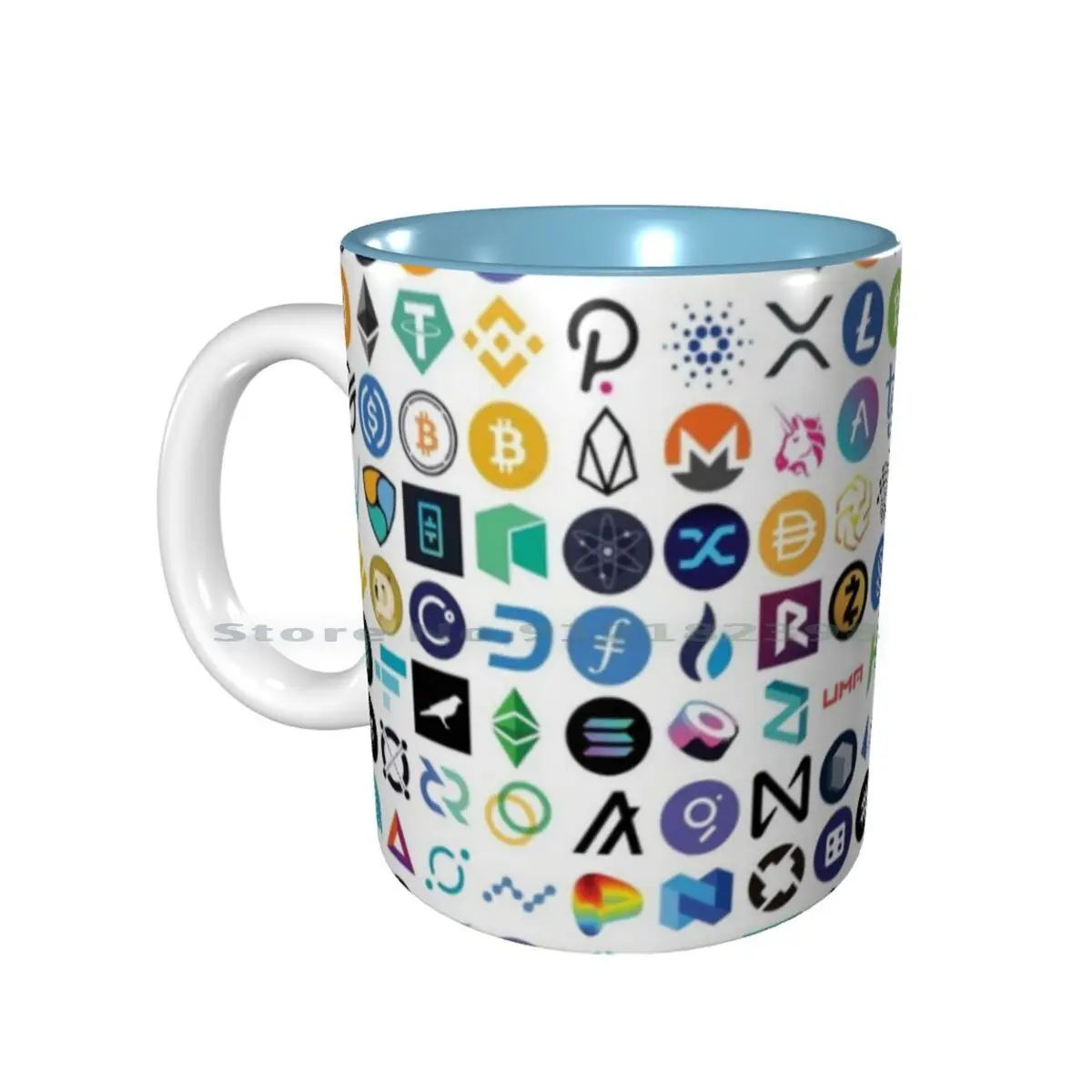 Crypto Logos Ceramic Mugs Coffee Cups Milk Tea Mug Crypto Pattern Eth  Ethereum Chainlink Defi Token Bitcoin Btc Crypto - AliExpress