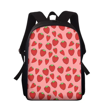 

Cute Fruit Design Strawberry Rucksack Backpack Children's Schoolbag For Student Girls Birthday Gift Kawaii School Bag Mochila