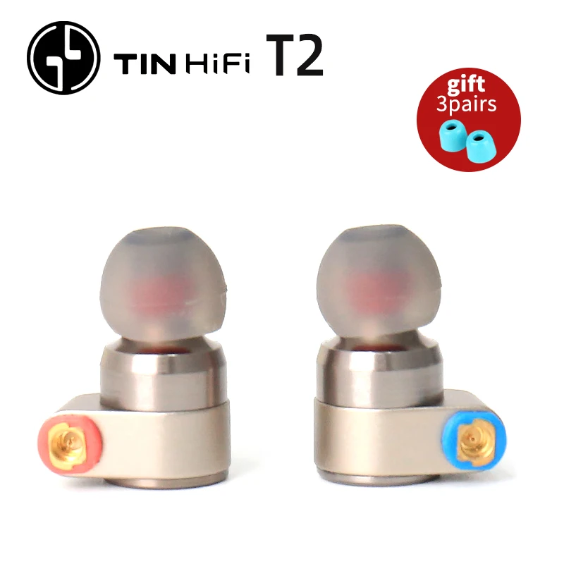 TINHIFI T2 олова 3 5 мм двойной динамический Drive HIFI наушники Bass DJ металлические MMCX