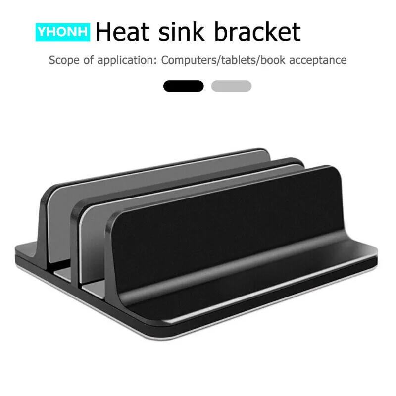 Desk-Holder Support Laptop-Tablet-Stand Bookshelf Notebook Aluminum-Alloy-Bracket Vertical