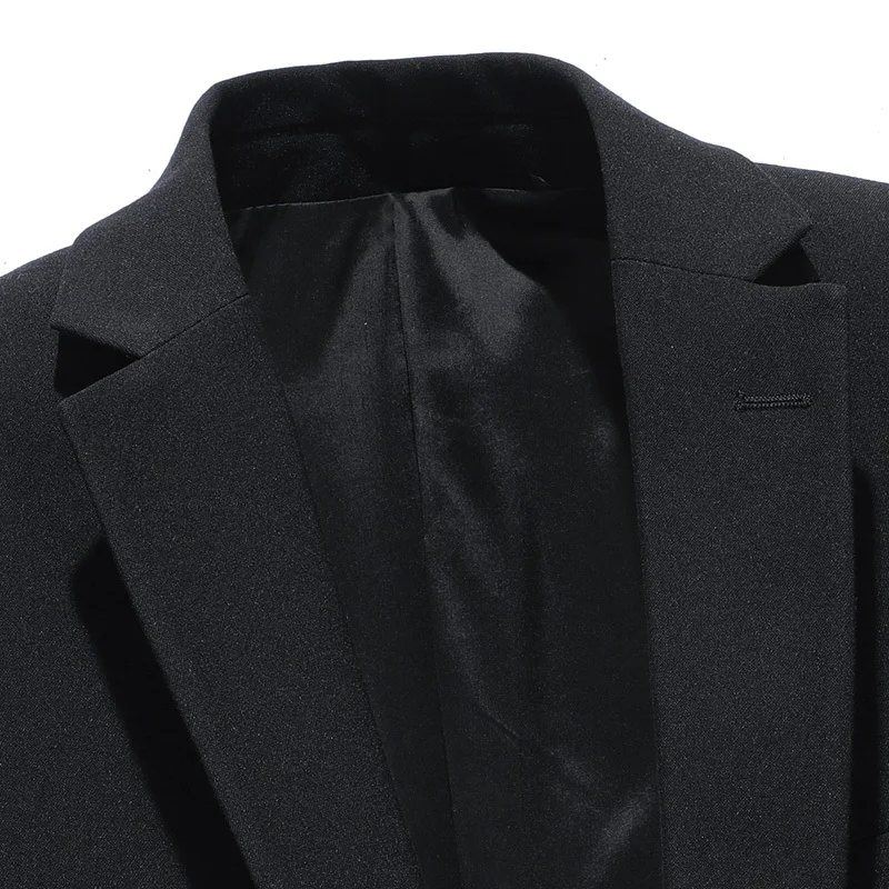 Большие размеры 8xl, мужские облегающие костюмы с длинными рукавами и карманами, Блейзер, пиджак, верхняя одежда для мужчин, весна-осень, высокое качество, на заказ, бизнес