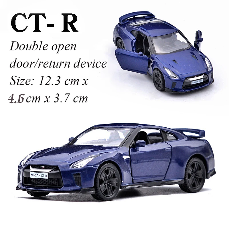 Лошадь Ke вид пять дюймов бог войны Nissan Gtr автомобильная модель из сплава воин