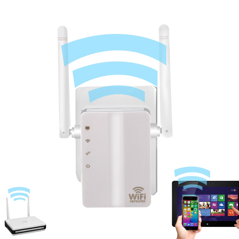 Открытый беспроводной Wi-Fi ретранслятор wifi удлинитель 300 Мбит/с 2,4 ГГц широкополосный водонепроницаемый усилитель wifi роутер антенна