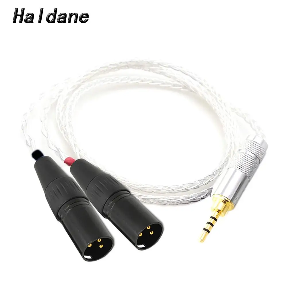 

Haldane HIFI 2.5mm TRRS Balanced Male to 2 XLR Male Cable Hi-End Cable for Astell&Kern AK100II AK120II AK240 AK380 AK320 DP-X