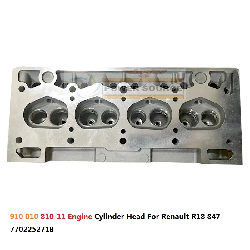 910 010 810-11 Engine R12 Cylinder Head For Renault 847 R12 TS R5 TX Le car Fuego Trafic R18 1937cc 1.4L 1976-79 7702252718 910010  (3)