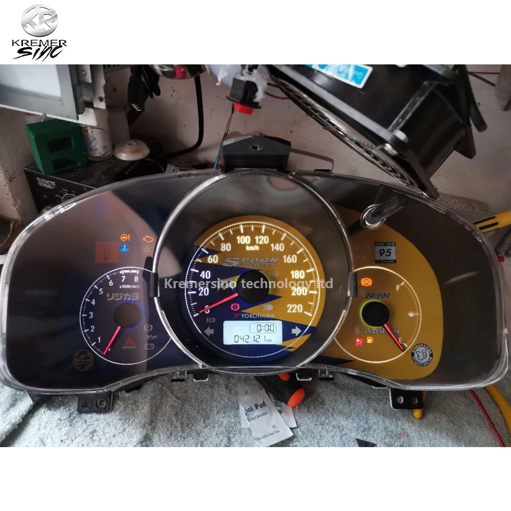 FIT GK5 SPOON HONDA JAZZ GK5 CLUSTER OVERLAY 1