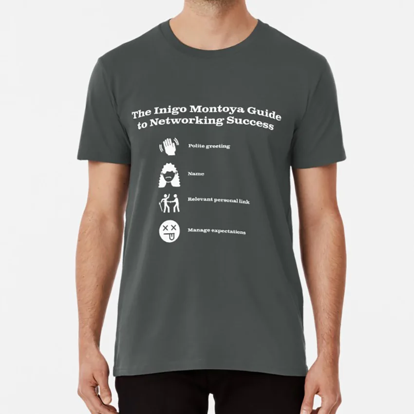 

Inigo Montoya: Guide to Networking Success T shirt inigo montoya inigo montoya you killed my father prepare to die princess