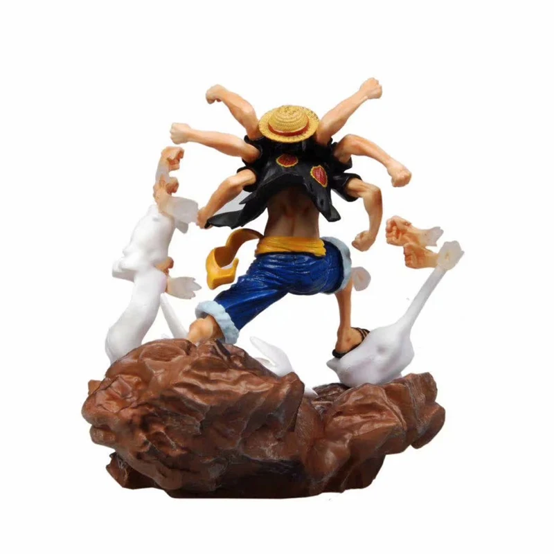 Аниме One Piece XXL Monkey D Luffy Gomu No Gatling Ver. Фигурка из ПВХ Коллекционная модель