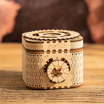 

Wooden Hand Assembled Three-Dimensional Puzzle Toy Jigsaw Puzzle Children'S Gift Track Difficult Adult Toys