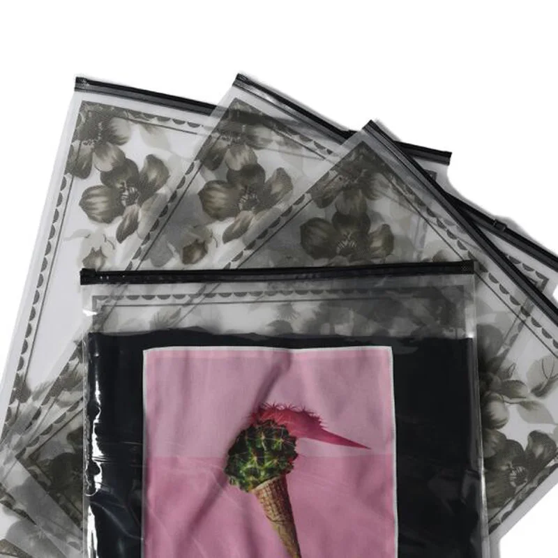 

50 шт. с пластиковыми застёжками «молния сумки для самостоятельной Печати четкая печать магазин одежды одежда оптовая продажа упаковочные материалы 30x40cm