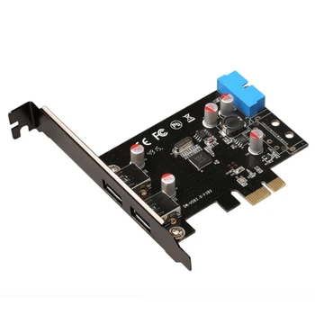 

High-quality add-on card with 20-pin connector, external dual-port USB 3.0 expansion card