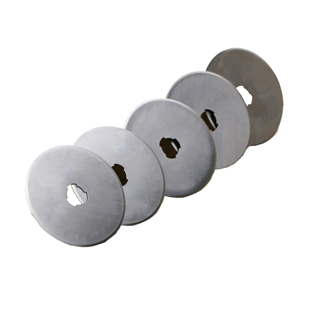10pcs Cut Hand Held Scrapbooking Replacement Spare Blades with Box 45mm Rotary Cutter Round Blades Power Tools Accessories