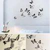 18pcs Black white 3d Crystal Butterfly Wall Sticker wedding decoration Butterflies Art Decals living room bedroom decor Stickers ► Photo 2/6