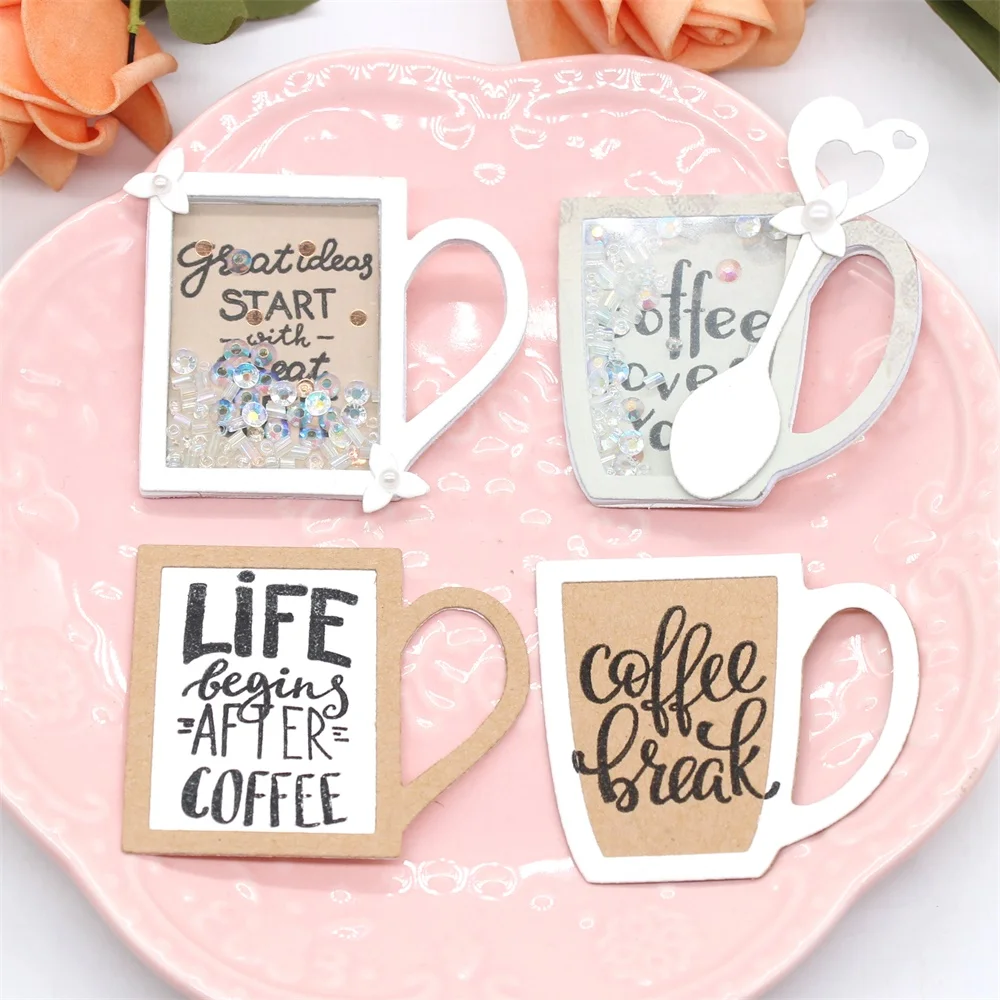 Coffee Transparent Clear Silicone Stamp For Scrapbooking/Card Making/Kids Craft Fun Decoration KSCRAFT clear stamps clear rubber stamps