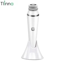 Новинка 3 в 1 Ультразвуковая электрическая Очищающая щетка для лица Массажер USB Перезаряжаемый водонепроницаемый прибор для чистки поры лица щетка для мытья