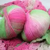 50 Grams/Ball Wool Rainbow Line DIY Soft Handmade Knitting Yarn Dyed Crochet Wool Yarn For Coat Scarf Hat 3
