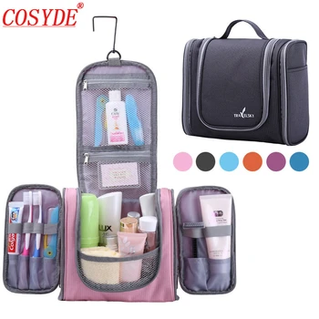 

Cosyde New Travel Makeup Bag Organizer Waterproof Women Cosmetic Storage Bag Hanging Toilet Bag Men Washing Toiletry Bags Girl