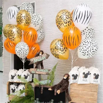 

100pcs 3.2g 12 inch Cow Dog Printing Latex Balloon Helium Farm Cow Animals Ball For Birthday Cowboy /Cowgirl Western Party Decor