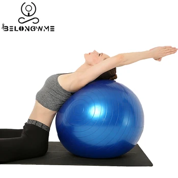 

BELONGWME Sports Yoga Balls Bola Pilates Fitness Training Workout Exercise Balls Exercise Workout Ball 65CM Fitness Equipment