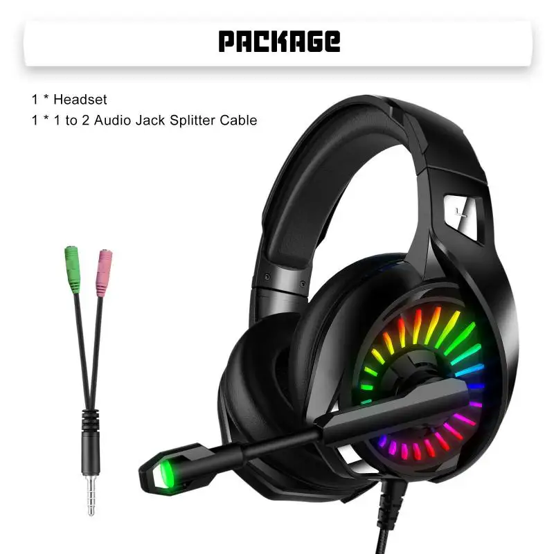 A20 игровая гарнитура 4D стерео RGB Marquee наушники с микрофоном для PS4 Xbox One PC/ноутбука/компьютера Tablet Gamer|Наушники и гарнитуры| | АлиЭкспресс