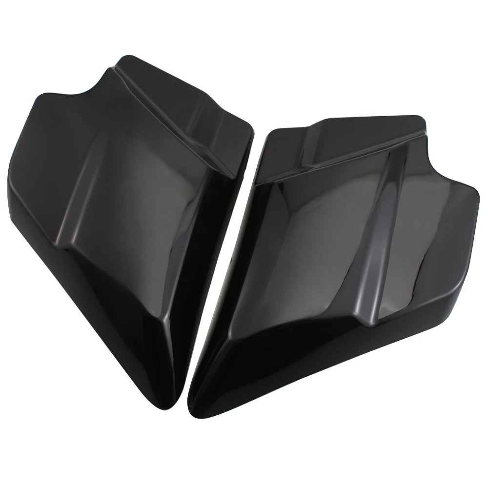 Motorcycle ABS Black Left Right Side Cover Panels For Harley Touring Road Street Electra Glide Road King FLT FLH 2009-2018