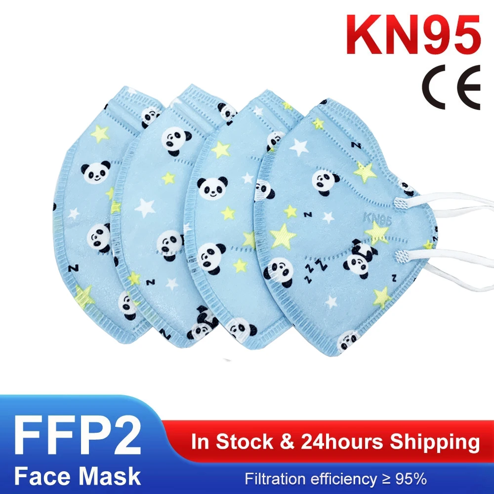 Маска KN95 детская многоразовая с фильтром FFP2 героями мультфильмов | Красота и