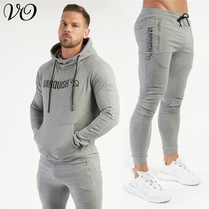 designer jogging suits Men's Jogger Spring And Autumn Gym Sports Suit Cotton Casual hoodies Pullover Hoodie Men Trousers Sportswear Fitness Sweatpants mens short sets