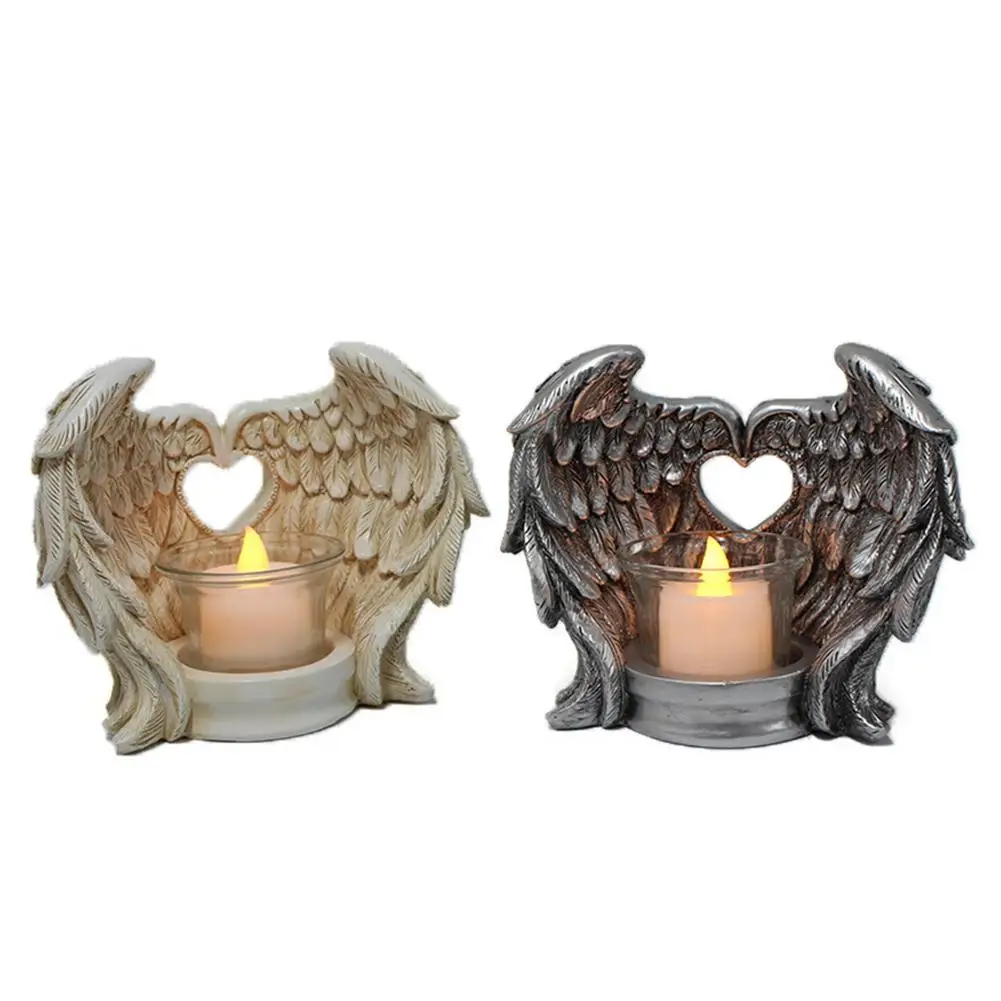 Angel Wings Candle Holder Vintage Guardian Tea Light Candle Holders