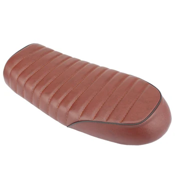 

Hot Motorcycle Seat Custom Vintage Hump Saddle Flat Pan Retro Seat For Honda CG Series Seat Cushion